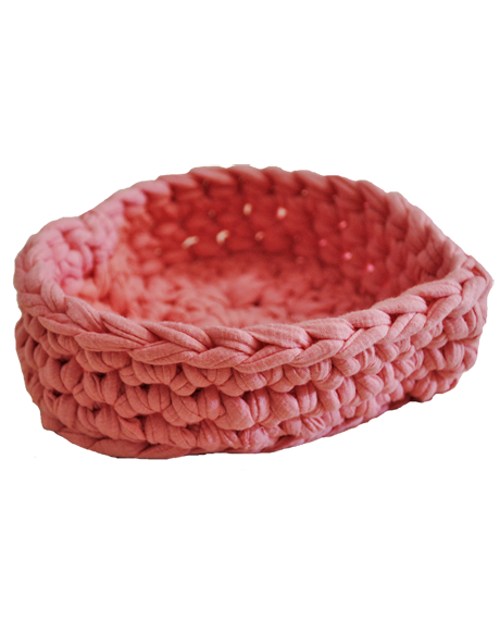 Corbeille au crochet